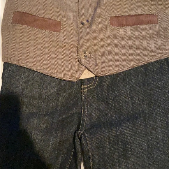 3 piece boys jeans shirt and vest - Picture 2 of 3
